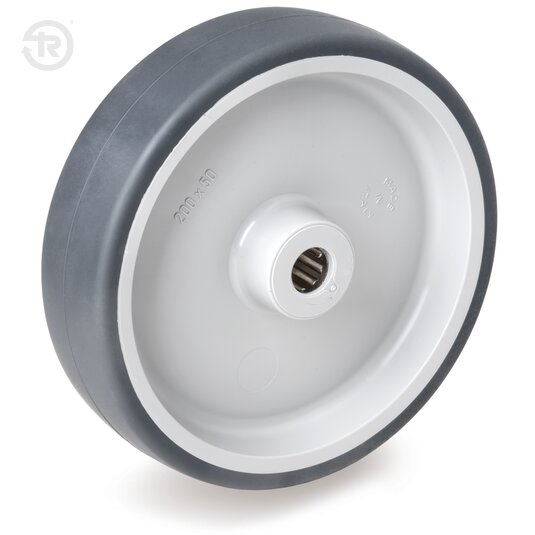 Thermoplastic Rubber Wheels With Roller Bearings — Tellure Rota