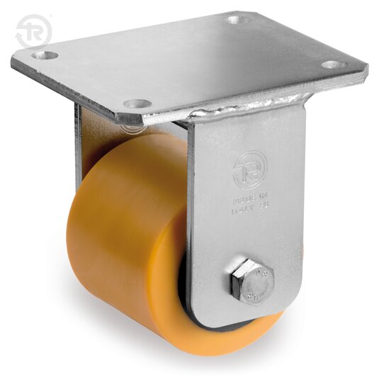 Roulette En Polyuréthane TR Fixe Électrosoudée — Tellure Rota