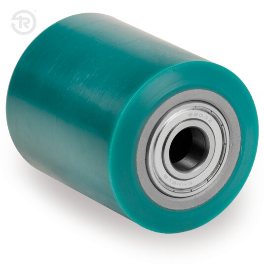 Roulette Transpalettes En Polyuréthane TR Roll , Avec Roulement À Billes Et Siege — Tellure Rota
