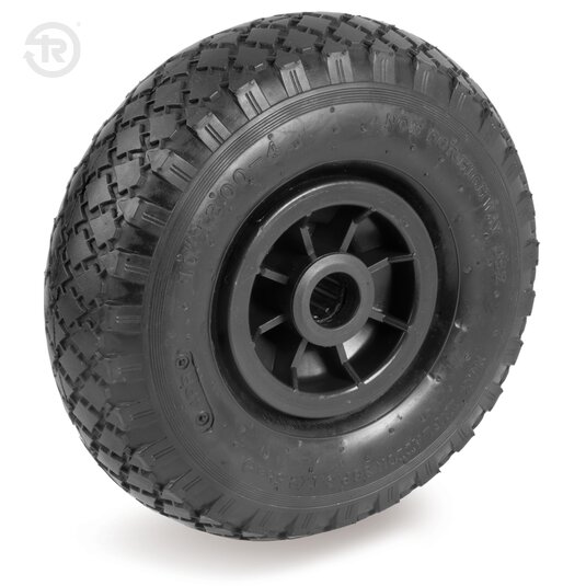 Treaded Pneumatic Wheels With Plain Bore And Roller Bearings — Tellure Rota