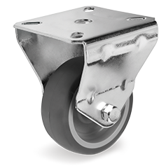 Tellure Rota 385200 — Ruote in gomma termoplastica, nucleo in polipropilene, supporti fissi — 385200 | Tellure Rota