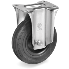 Tellure Rota 526003 — Ruote in gomma standard, nucleo in polipropilene, supporto fisso SL — 526003 | Tellure Rota