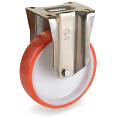 Tellure Rota 608103 — Roues en polyuréthane injecté, corps en polyamide 6, monture fixe P — 608103 | Tellure Rota