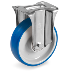 Tellure Rota 614810 — Ruote in poliuretano iniettato, nucleo in poliammide 6, supporto fisso NL — 614810 | Tellure Rota