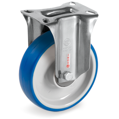 Tellure Rota 615011 — Roues en polyuréthane injecté, corps en polyamide 6, monture fixe NLX — 615011 | Tellure Rota