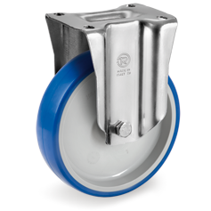 Tellure Rota 615704 — Ruote in poliuretano iniettato, nucleo in poliammide 6, supporto fisso NL — 615704 | Tellure Rota