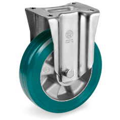 Tellure Rota 626202 — Ruote in poliuretano TR-ROLL, nucleo in alluminio, supporto fisso NL-M — 626202 | Tellure Rota