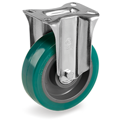 Tellure Rota 626222 — Ruote in poliuretano TR-ROLL, nucleo in poliammide 6, supporto fisso NL-M — 626222 | Tellure Rota