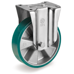 Tellure Rota 626754 — TR-ROLL polyurethane wheels, aluminium centre, fixed bracket type NL-M — 626754 | Tellure Rota