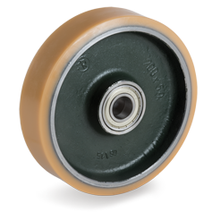 Tellure Rota 632123 — Vulkollan® polyurethane wheels, forged steel centre