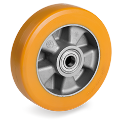 Tellure Rota 652302 — Ruote in poliuretano 'TR' ad alto spessore, nucleo in alluminio — 652302 | Tellure Rota