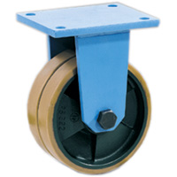 Tellure Rota 658014 — Ruote in poliuretano 'TR', nucleo in ghisa, supporto fisso EEG — 658014 | Tellure Rota