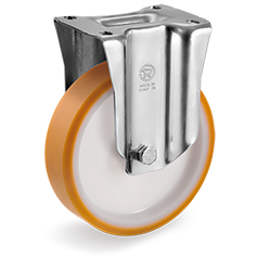 Tellure Rota 665913 — Ruote in poliuretano 'TR', nucleo in poliammide, supporto fisso NL-M — 665913 | Tellure Rota