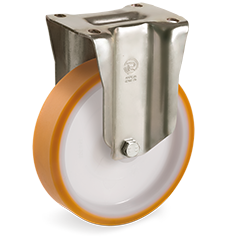 Tellure Rota 668504 — Ruote in poliuretano 'TR', nucleo in poliammide, supporto fisso P — 668504 | Tellure Rota