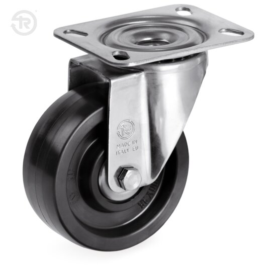 Tellure Rota 677111 — Thermosetting resin solid wheels, swivel top plate bracket type NL — 677111 | Tellure Rota