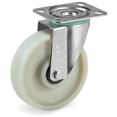 Tellure Rota 684882 — Einteilige Räder aus glasfaserverstärktem Polyamid 6, Lenkrolle mit Platte NL — 684882 | Tellure Rota