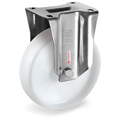 Tellure Rota 687116 — Ruedas monobloque en poliamida 6, soporte fijo PX — 687116 | Tellure Rota