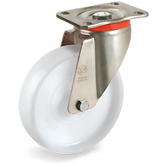 Tellure Rota 687605 — Einteilige Räder aus Polyamid 6, Lenkrolle mit Platte P — 687605 | Tellure Rota