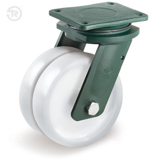 Tellure Rota 688066 — Ruote monolitiche per alto carico in poliammide 6, supporto rotante piastra EEG HD — 688066 | Tellure Rota