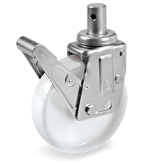 Tellure Rota 689503 — Einteilige Räder aus Polyamid 6, Lenkrolle mit Zapfen für mobile Gerüste — 689503 | Tellure Rota