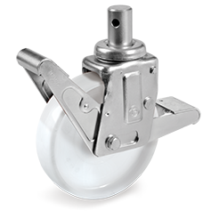 Tellure Rota 689513 — Roues monolithiques en polyamide 6, monture pour echafaudage à tige lisse et double pédale — 689513 | Tellure Rota