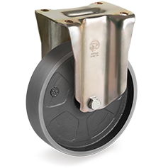 Tellure Rota 698504 — Cast iron solid wheels, fixed bracket type P — 698504 | Tellure Rota