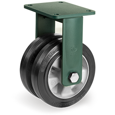 Tellure Rota 728186 — Ruote in gomma Sigma Elastic, nucleo in alluminio, supporto fisso EEG HD — 728186 | Tellure Rota