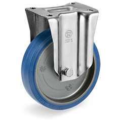 Tellure Rota 735105 — Ruote in gomma 'Sigma Elastic', nucleo in poliammide 6, supporto fisso NL-M — 735105 | Tellure Rota